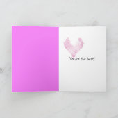 Cartes Pour Fêtes Annuelles Bouquet de tulipes de Saint Valentin (Intérieur)