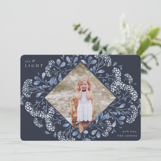 Cartes Pour Fêtes Annuelles Bouquet d'hiver | Hanoukka Photo (Debout devant)