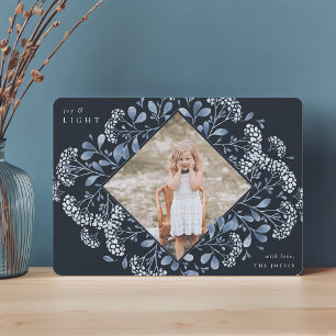 Cartes Pour Fêtes Annuelles Bouquet d'hiver Hanoukka Photo