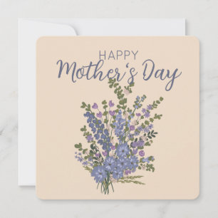 Cartes Pour Fêtes Annuelles Bouquet floral Bonne fête des Mères