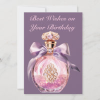 Bouteille de parfum avec bijoux