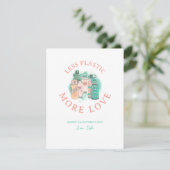 Cartes Pour Fêtes Annuelles Bouteilles d'eau respectueuse de l'environnement V (Debout devant)