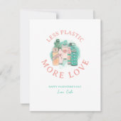 Cartes Pour Fêtes Annuelles Bouteilles d'eau respectueuse de l'environnement V (Devant)