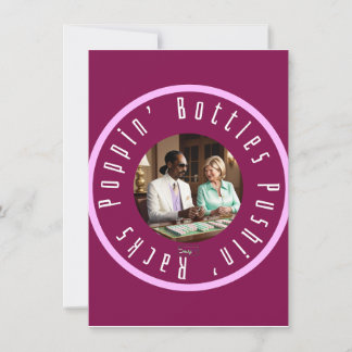 Cartes Pour Fêtes Annuelles Bouteilles Poppin et Pushin Racks Mahj Martha & Sn