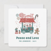 Cartes Pour Fêtes Annuelles Boutique moderne Whimsical Christmas Sweets (Devant)