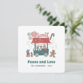 Cartes Pour Fêtes Annuelles Boutique moderne Whimsical Christmas Sweets (Debout devant)