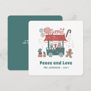 Cartes Pour Fêtes Annuelles Boutique moderne Whimsical Christmas Sweets