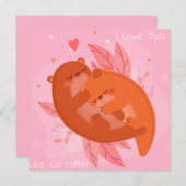 Cartes Pour Fêtes Annuelles Boutons mignons (Devant / Derrière)