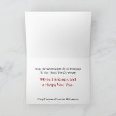 Cartes Pour Fêtes Annuelles Bow or et ruban Joyeux Noël Photo (Intérieur)