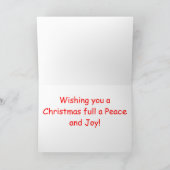 Cartes Pour Fêtes Annuelles Bow rouge À feuillage persistant (Intérieur)