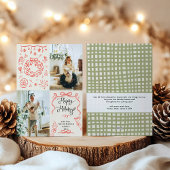 Cartes Pour Fêtes Annuelles Bows à main irky Boho Joyeux Noël Photo