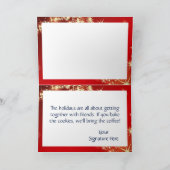 Cartes Pour Fêtes Annuelles Boxe avec café Noël (Intérieur)