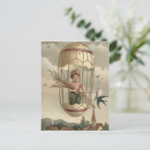 Cartes Pour Fêtes Annuelles Boy Easter Egg Bird Sky (Debout devant)