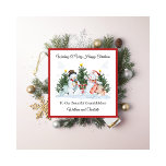 Cartes Pour Fêtes Annuelles Boy Girl Twins First Second Christmas Snowman Card<br><div class="desc">Cette carte de Noël convient aux jumeaux lors de leur premier,  deuxième ou troisième Noël. Le design comprend un contour de frontière rouge,  des flocons de neige bleu clair,  des arbres de Noël aquarelle,  des sucres de canne,  des cadeaux et des bonhommes de neige jumeaux.</div>
