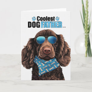 Cartes Pour Fêtes Annuelles Boykin Spaniel Chien Coolest Papa Jamais Fête des 