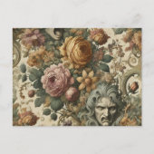 Cartes Pour Fêtes Annuelles Brain Fog - Gothique Floral (Devant)