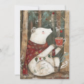 Cartes Pour Fêtes Annuelles Bramble the Bear | Woodland Whimsy Holiday Card (Devant)