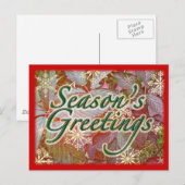 Cartes Pour Fêtes Annuelles Brambles d'automne Articles de la saison des fêtes (Devant / Derrière)