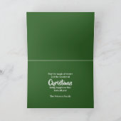 Cartes Pour Fêtes Annuelles Branche À feuillage persistant de Noël (Intérieur)