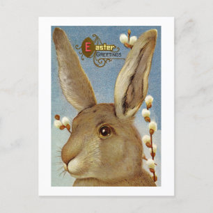 Cartes Pour Fêtes Annuelles Branches de lapin et de saule
