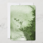 Cartes Pour Fêtes Annuelles Branches de l'arbre de Noël (Dos)