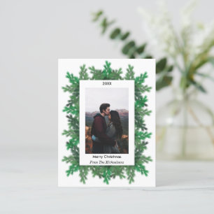 Cartes Pour Fêtes Annuelles Branches de l'arbre de Noël Photo