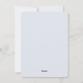 Cartes Pour Fêtes Annuelles Branches de pin enneigées (Dos)