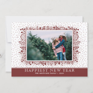 Cartes Pour Fêtes Annuelles Branches gelées Vacances d'hiver Photo