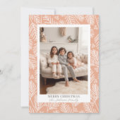 Cartes Pour Fêtes Annuelles Branches Mod Merry - Calligraphie - Photo vertical (Devant)