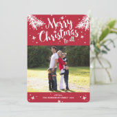 Cartes Pour Fêtes Annuelles Branches modernes Photo (Debout devant)