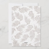 Cartes Pour Fêtes Annuelles Branches rustiques simples et modernes (Dos)