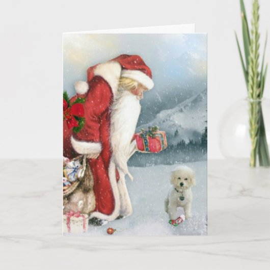 Cartes Pour Fêtes Annuelles Brandi & Père Noël (Devant)