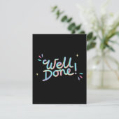 Cartes Pour Fêtes Annuelles Bravo Rainbow Encouragement 3D (Debout devant)