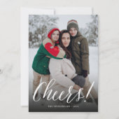 Cartes Pour Fêtes Annuelles Bravo Simple Script Calligraphie Nouvel An Photo (Devant)