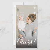 Cartes Pour Fêtes Annuelles Bravo Simple Script Calligraphie Nouvel An Photo (Devant)