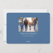 Cartes Pour Fêtes Annuelles Bravo super rétro marine bleu Nouvel An photo (Dos)