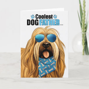 Cartes Pour Fêtes Annuelles Briard Chien Coolest Papa Fête des pères