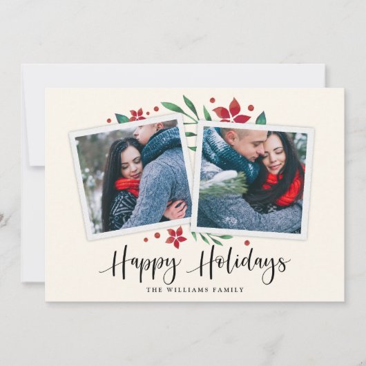 Cartes Pour Fêtes Annuelles Bright Boughs | Holiday photo (Devant)