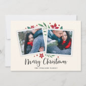 Cartes Pour Fêtes Annuelles Bright Boughs | Holiday photo (Devant)
