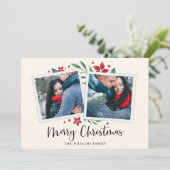 Cartes Pour Fêtes Annuelles Bright Boughs | Holiday photo (Debout devant)