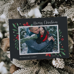 Cartes Pour Fêtes Annuelles Bright Boughs   Joyeuse photo de Noël