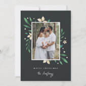 Cartes Pour Fêtes Annuelles Bright Boughs | Photo de Noël botanique (Devant)