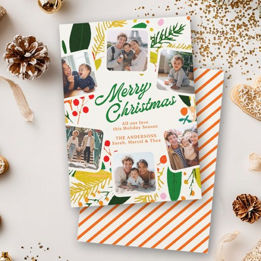 Cartes Pour Fêtes Annuelles Bright & Cheerful Modern Merry Christmas