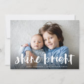 Cartes Pour Fêtes Annuelles Briller | Hanoukka photo complète (Devant)