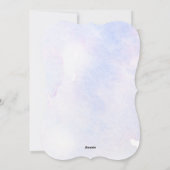 Cartes Pour Fêtes Annuelles Briller | Photo Hanoukka en argent et bleu clair (Dos)