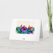 Cartes Pour Fêtes Annuelles Brno Skyline (Dos)