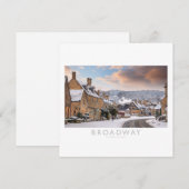 Cartes Pour Fêtes Annuelles Broadway (Devant / Derrière)