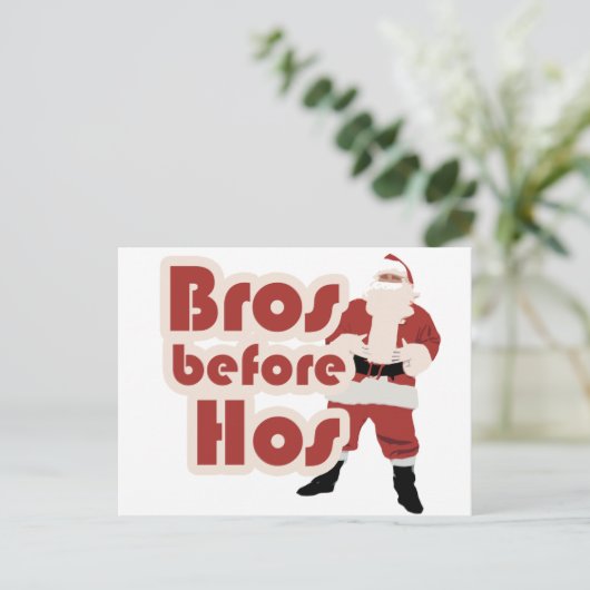 Cartes Pour Fêtes Annuelles Bros avant Hos Père Noël (Debout devant)