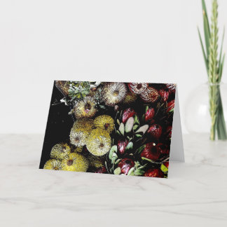 Cartes Pour Fêtes Annuelles brosse à flacon de fleur native