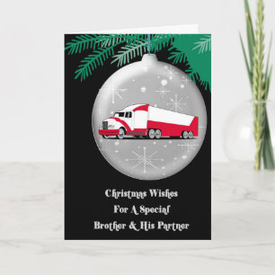 Cartes Pour Fêtes Annuelles Brother et son partenaire voeux de Noël